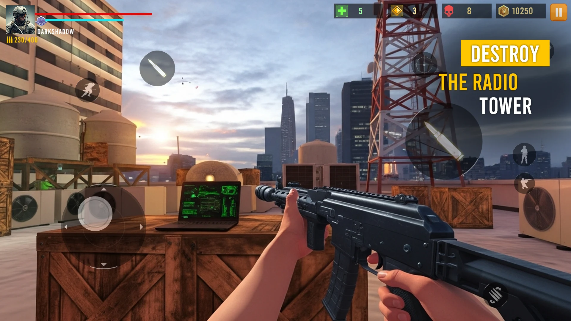 Phantom Combat FPS Shooting 3D screenshot
