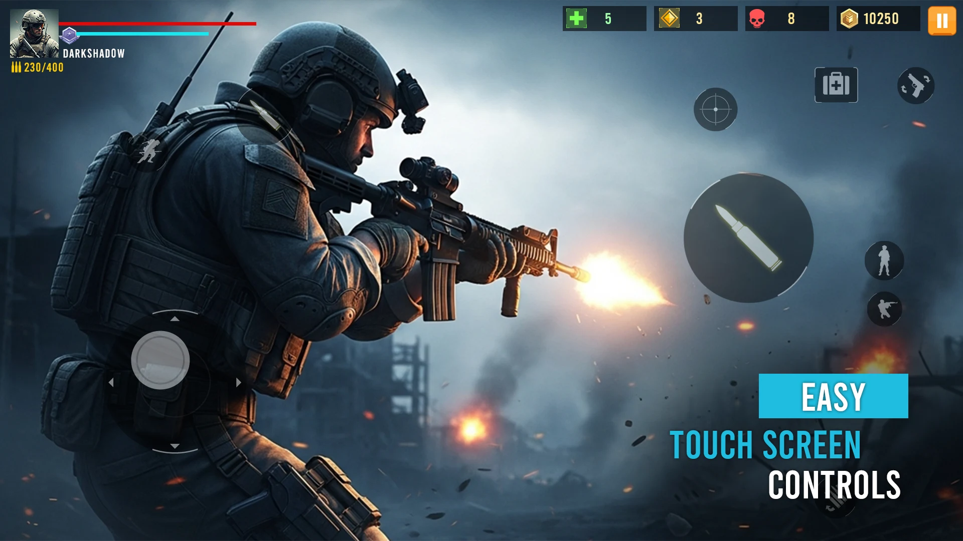 Phantom Combat FPS Shooting 3D screenshot
